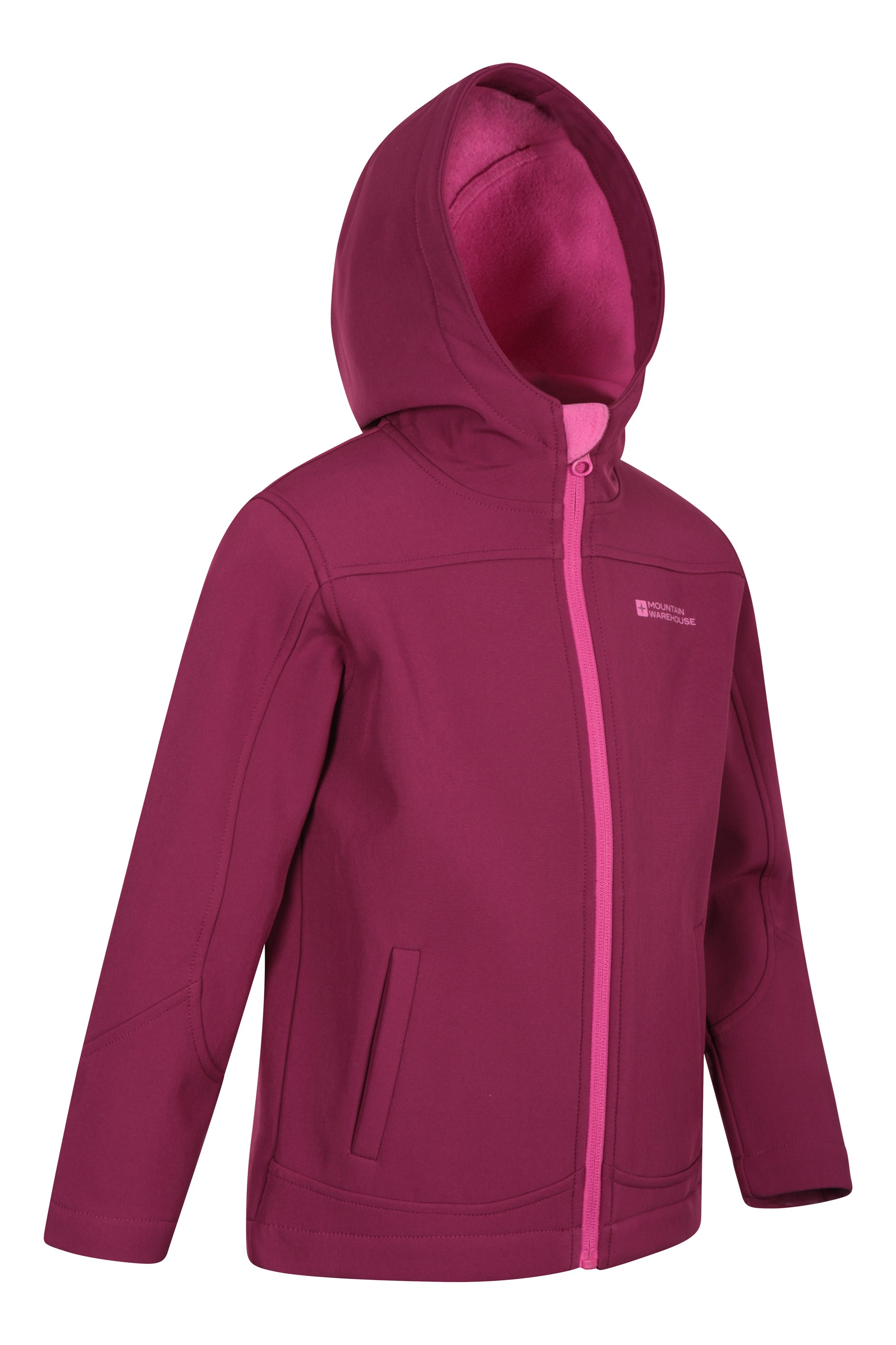 Mountain Warehouse Kids Water-Resistant Softshell Jacket Outdoors 