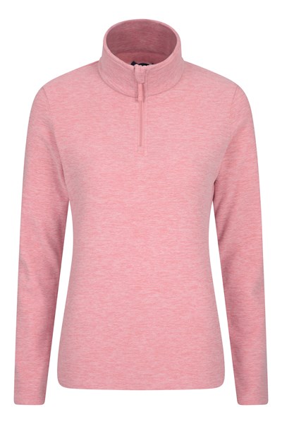 Snowdon Melange Womens Fleece - Pink