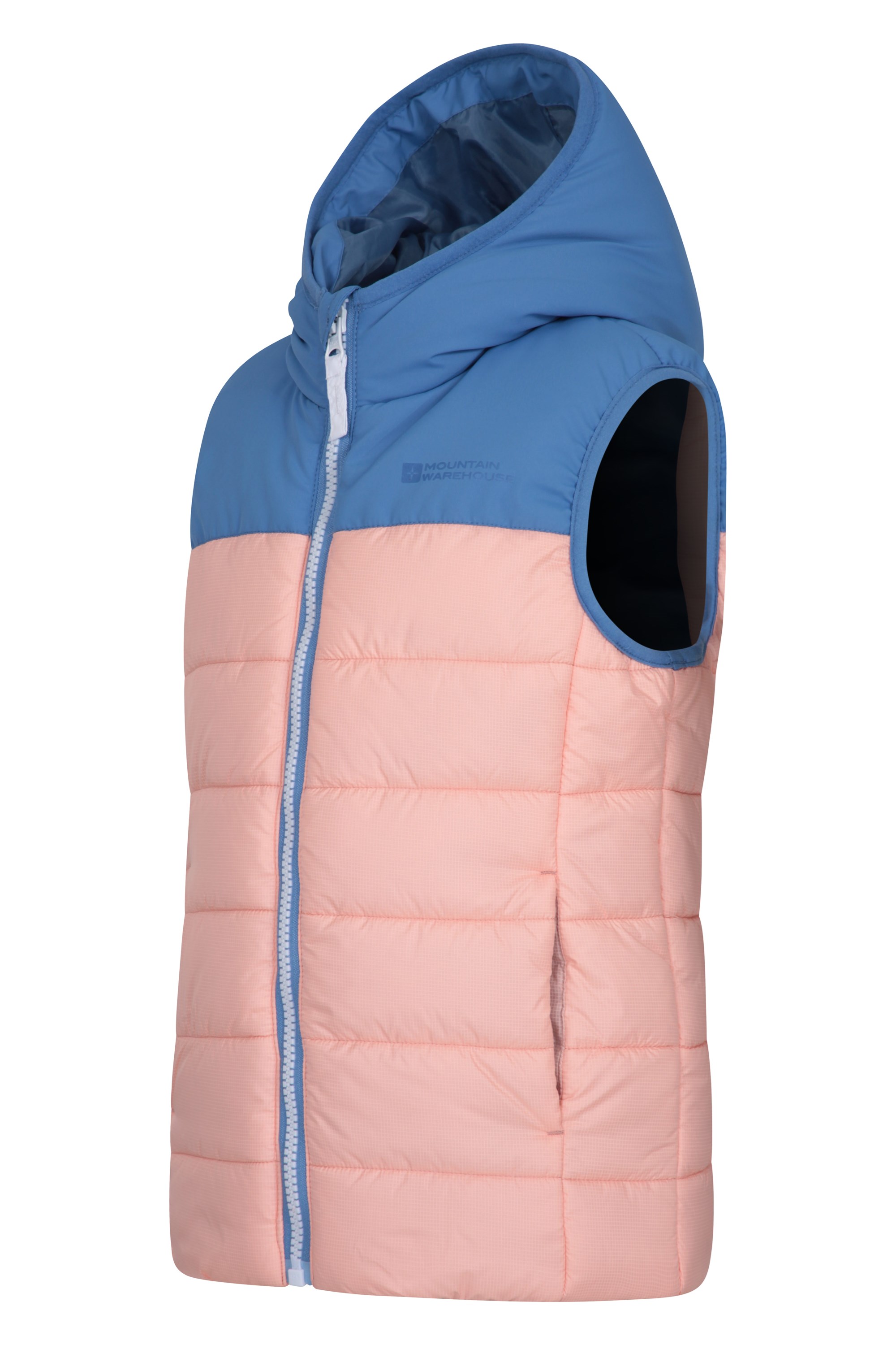 Water Resistant Rain Coat Microfibre Padded Winter Vest Body Warmer for Boys & Girls Mountain Warehouse Rocko Kids Padded Gilet Two Front Pockets Childrens Jacket 