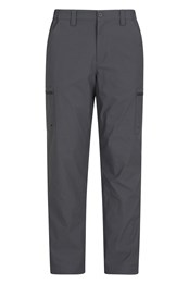 Mens Winter Trek Stretch Trousers - Short Length Dark Grey