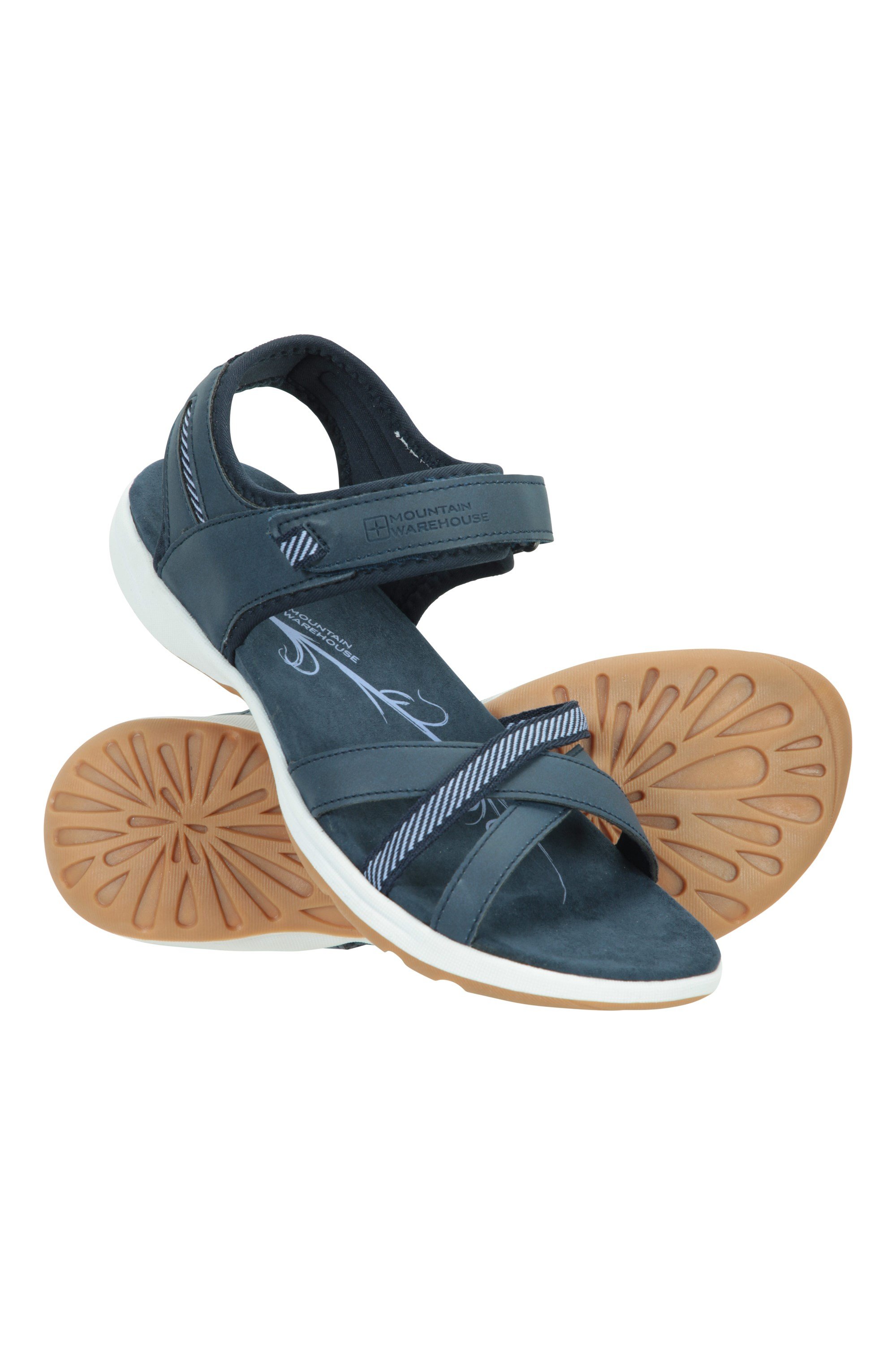 Casual Summer Shoes by The Pool at Home Great for in The Garden Mountain Warehouse Womens Sliders- Comfy Modern Slip On Ladies Sandals On The Beach & Holidays 