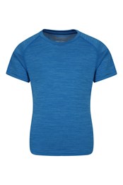 Camiseta PLAIN FIELD para Niños Azul Cobalto