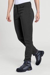 Stride Ultra-Light Slimline Womens Trousers - Short Length Black