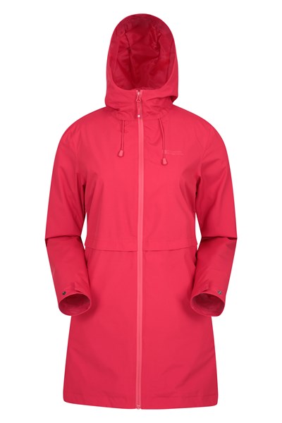 Hilltop Womens Waterproof Jacket - Red