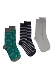 Lightweight Designed Mens Walking Socks