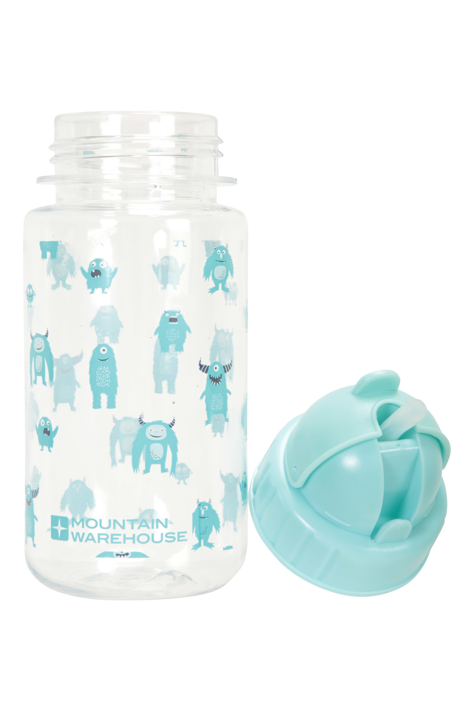 Mountain Warehouse BPA Free Printed Flip Lid Kids Bottle - 12 oz - Green | Size One