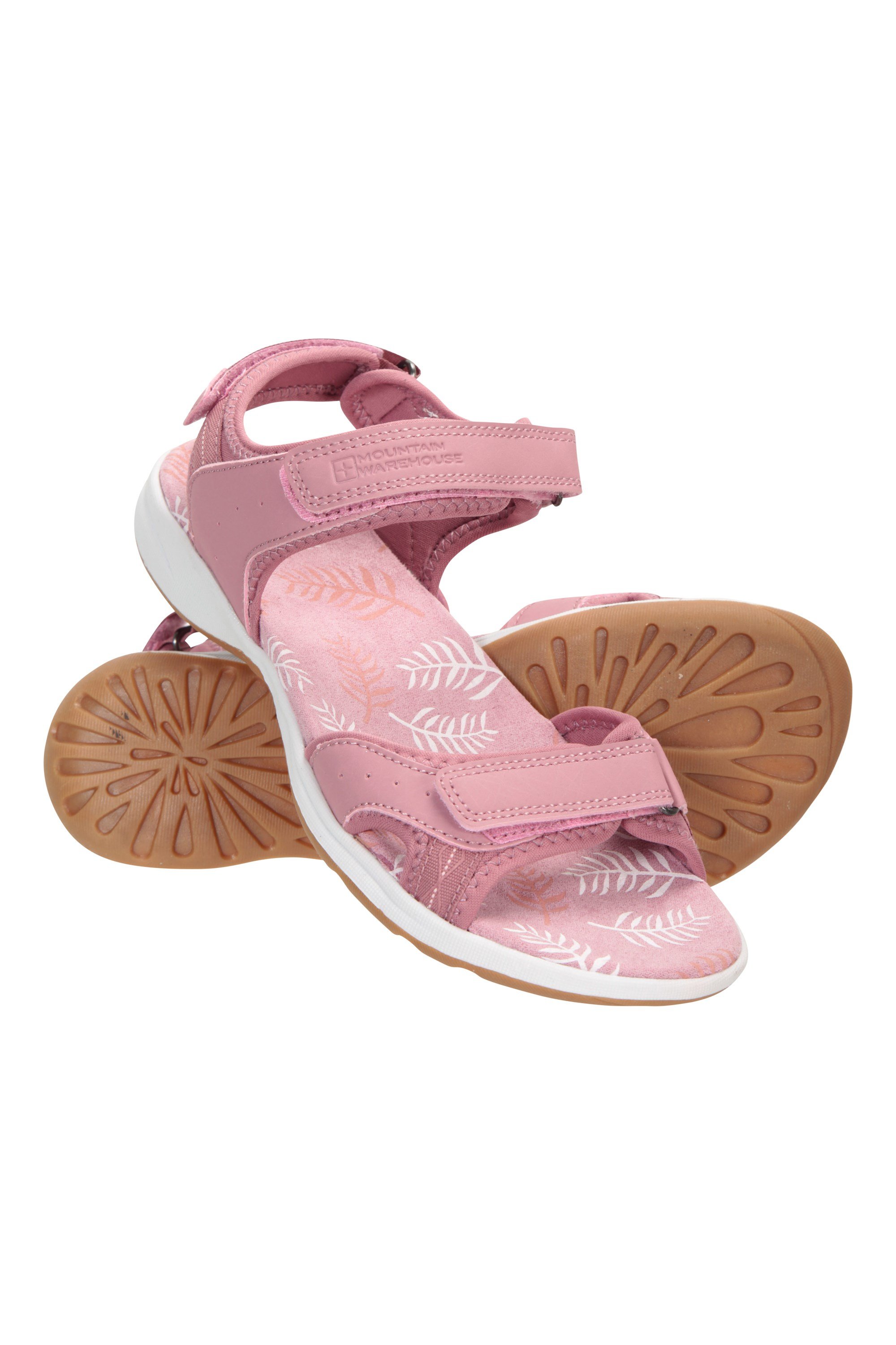 Athens Printed Womens Sandals - Pink