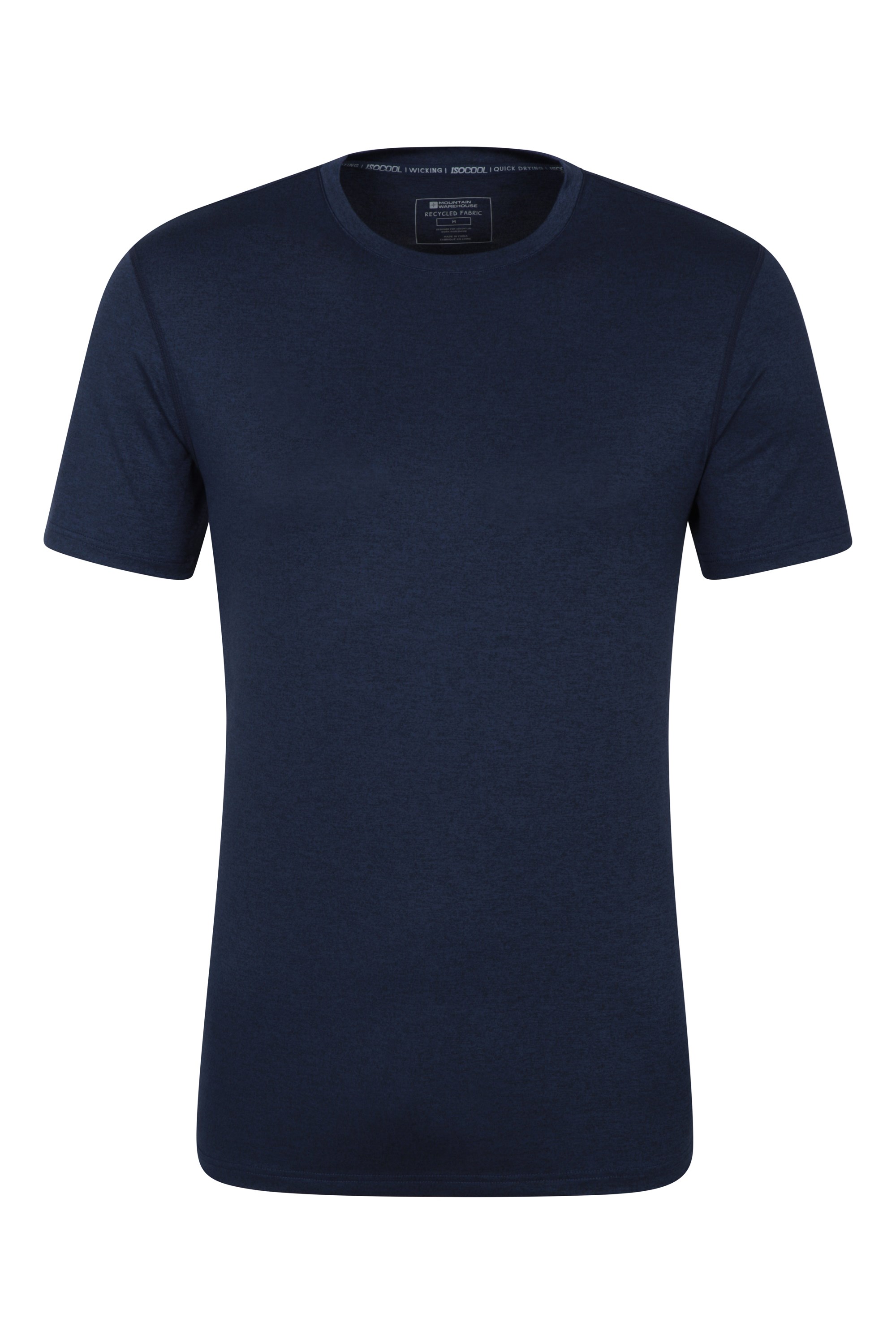 Tee-shirt Echo Melange recyclé homme - Bleu Marine