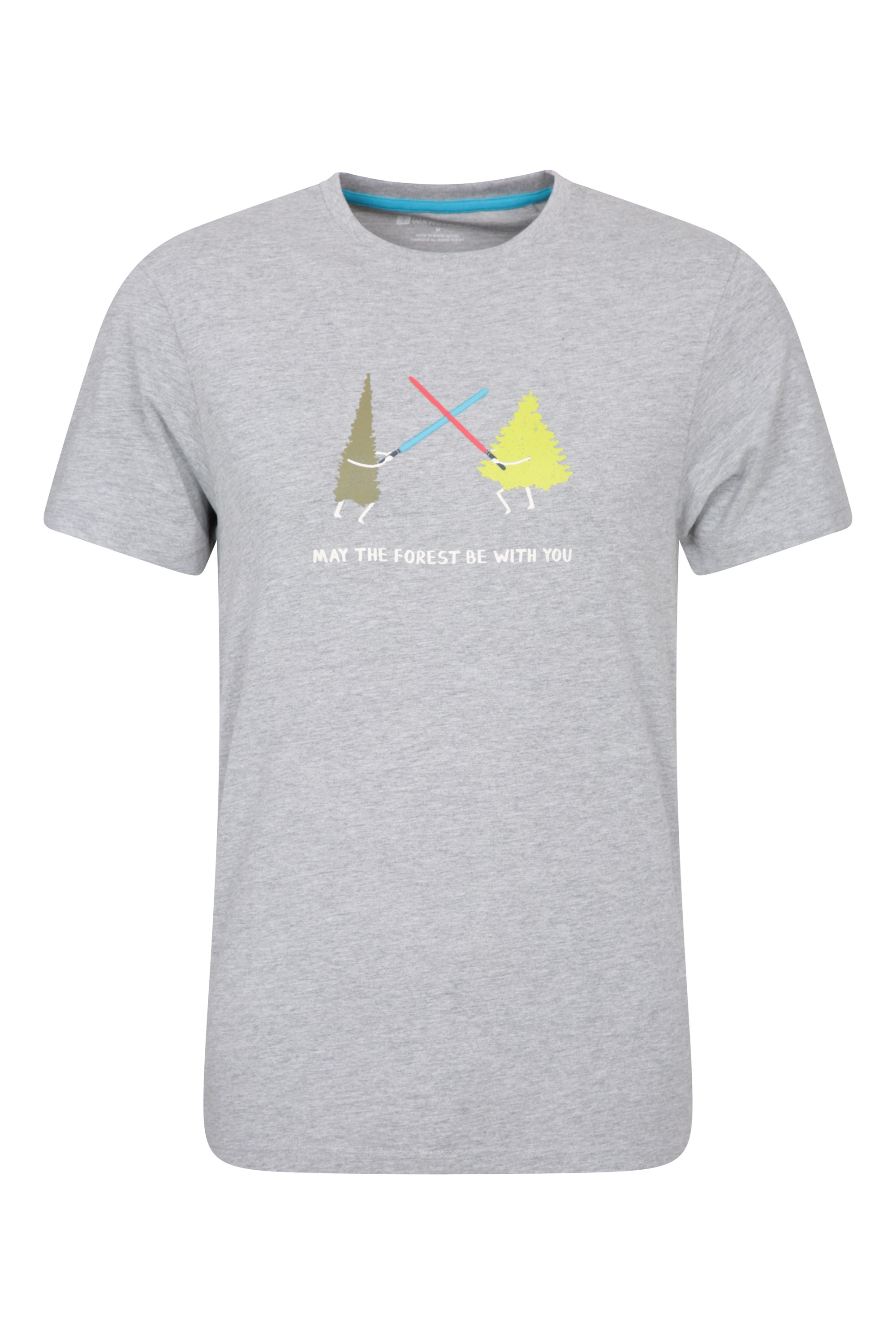 Tee-shirt May The Forest Be With You homme - Gris