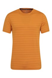 Trace Textured Mens Stripe T-Shirt