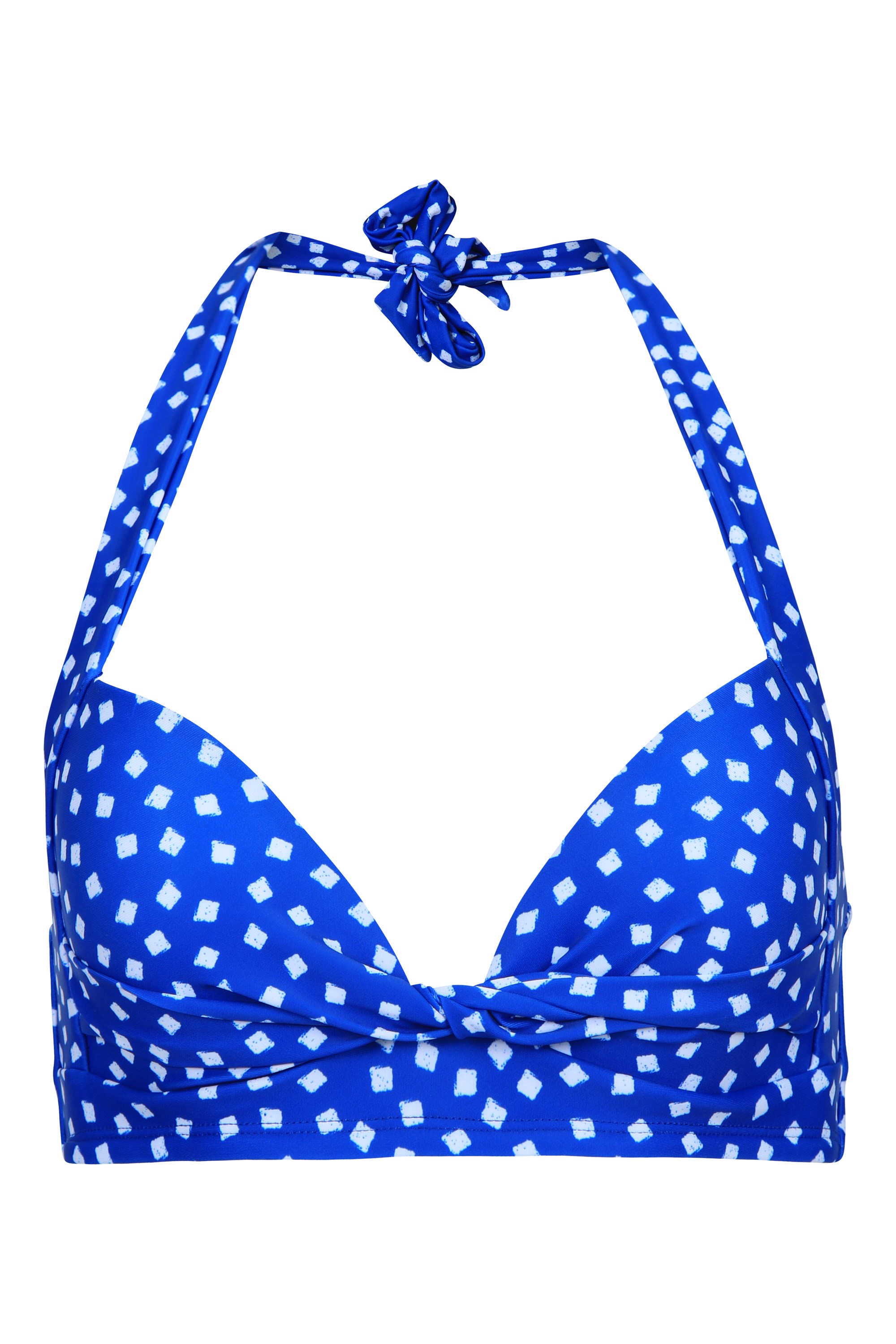 Haut de bikini enveloppant Maldives femme - Bleu