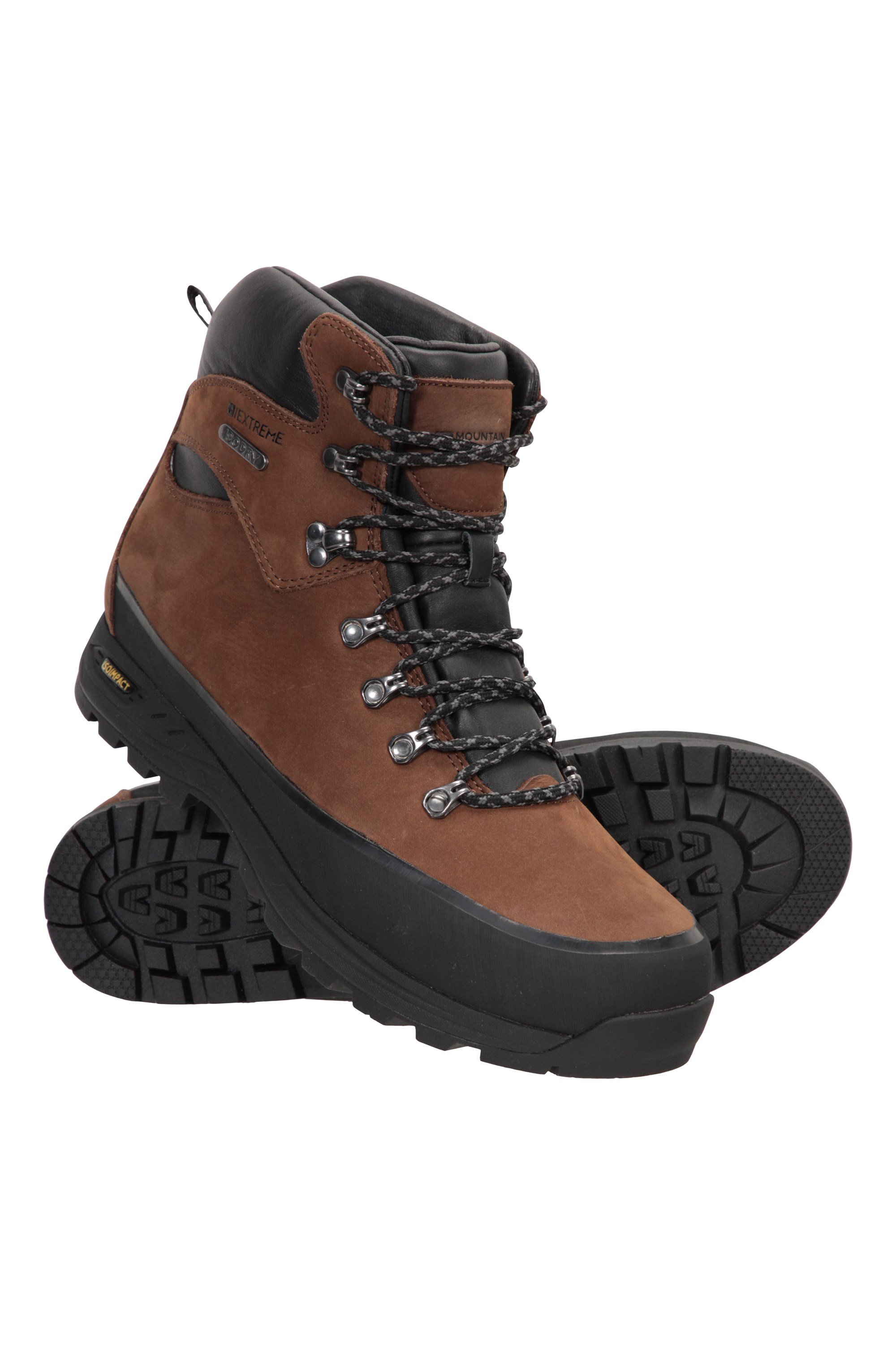 mens brown leather waterproof boots