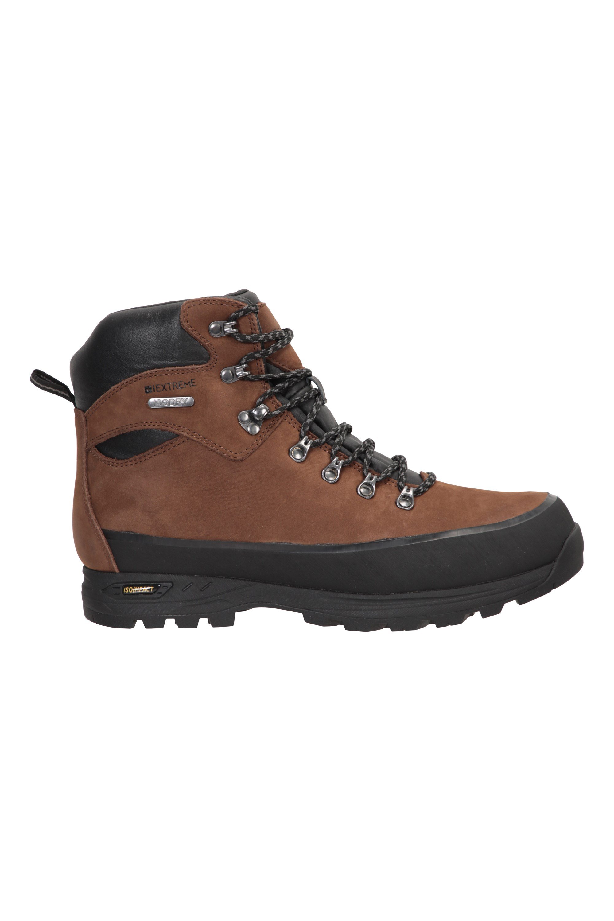 Quest Mens IsoGrip Leather Waterproof Hiking Boots - Brown