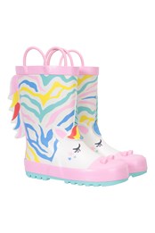 Glitter Unicorn Toddler Rain Boots