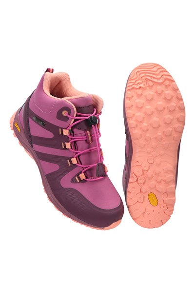 Extreme Softshell Kids Vibram Walking Boots - Pink