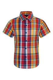 Multi-coloured Check Kids Shirt