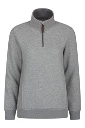 Ramble Womens Half-Zip Sweatshirt Grey