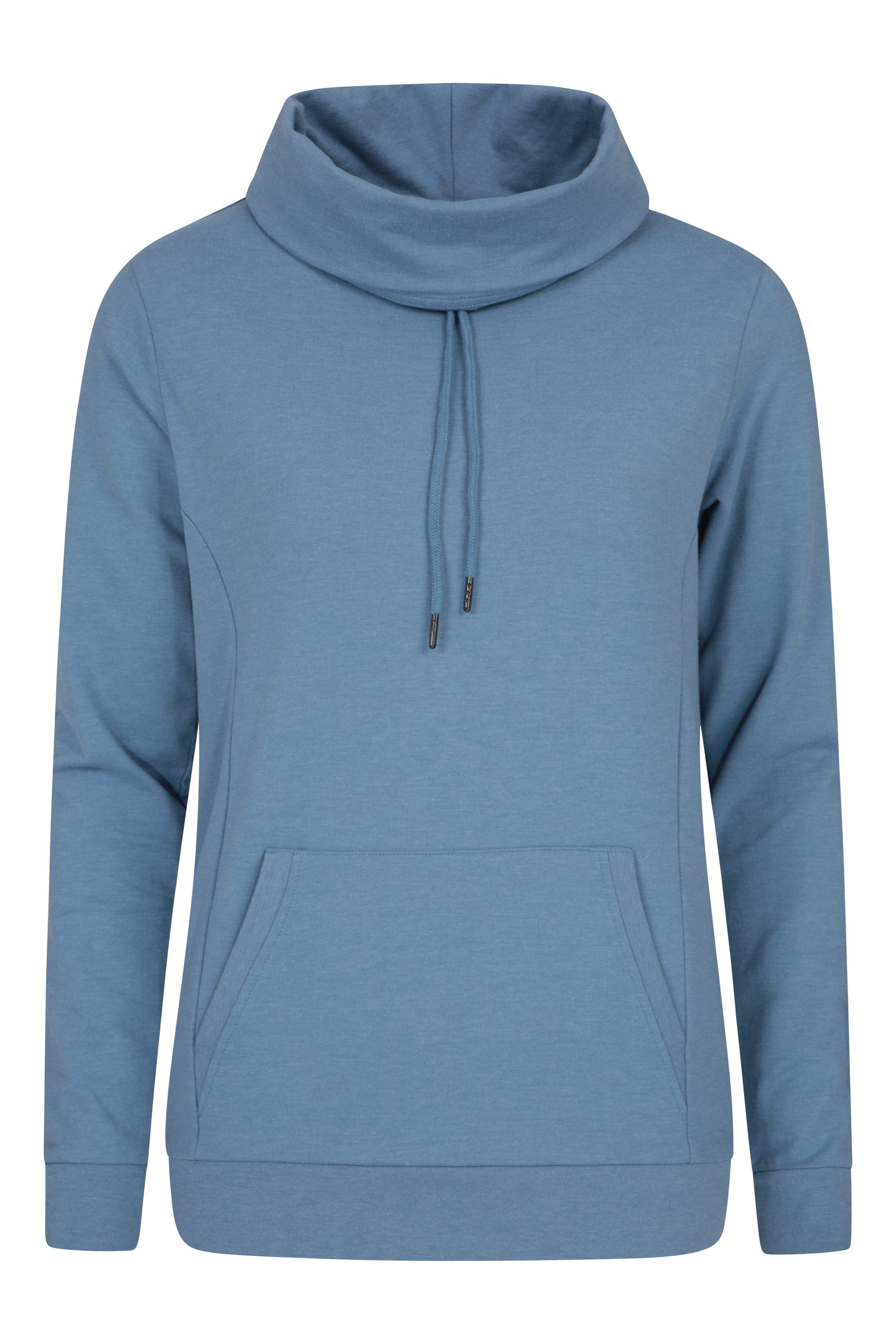 Alder Womens Cowl Neck Sweatshirt - Blue