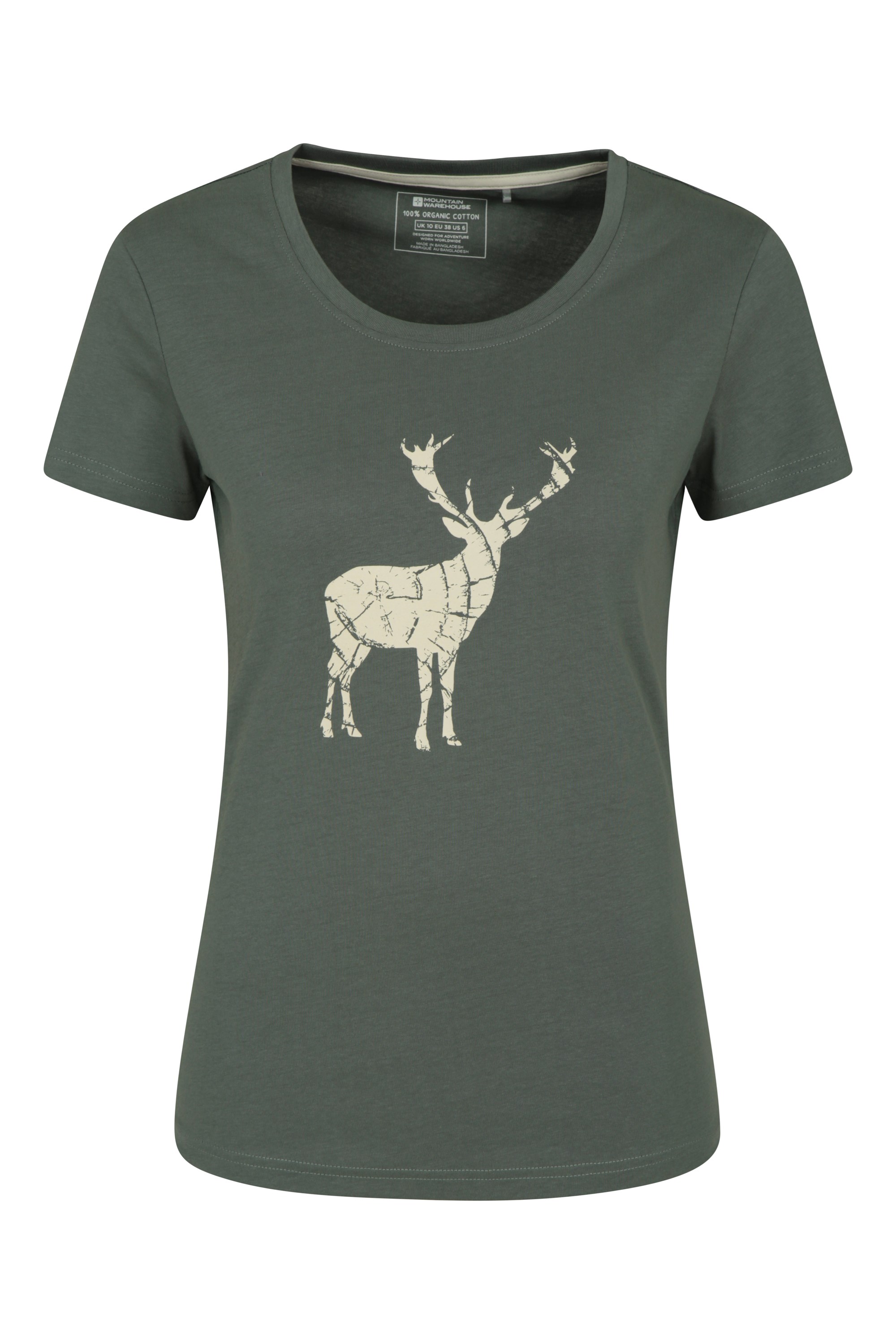 T-Shirt Stag Femme - Vert