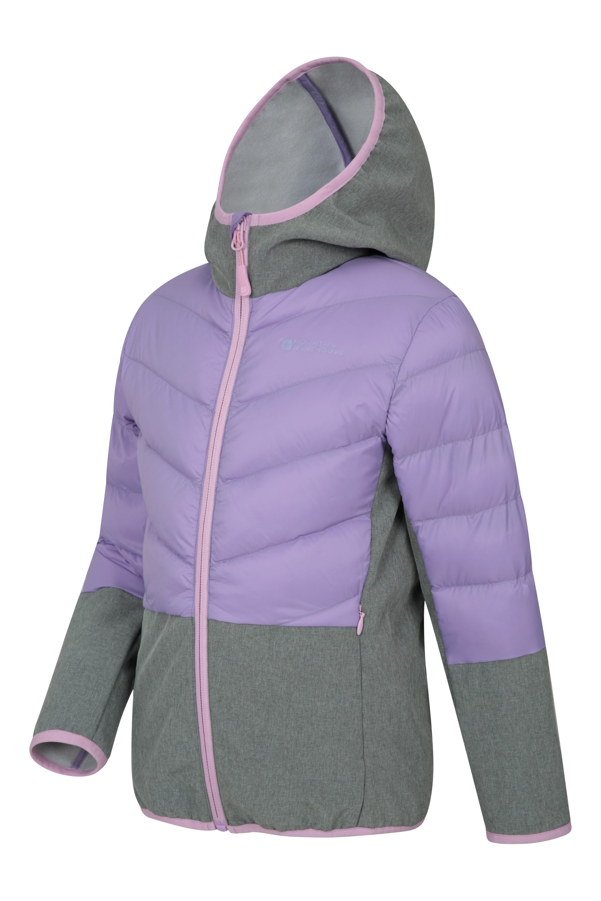 Girls Boys Coat Mountain Warehouse Exodus Kids Softshell Jacket With Hood