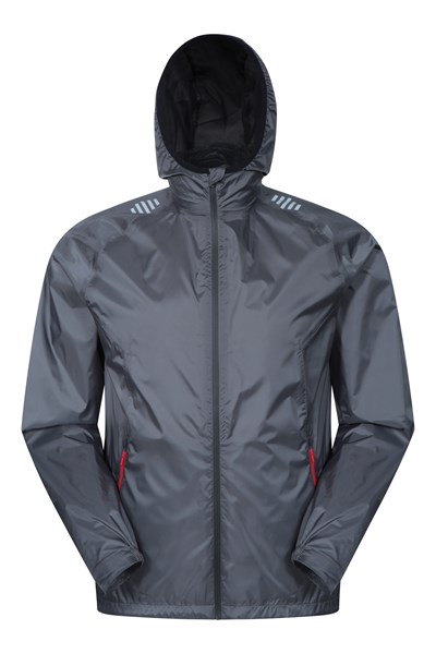 Ultimate Mens Running Waterproof Jacket - Grey