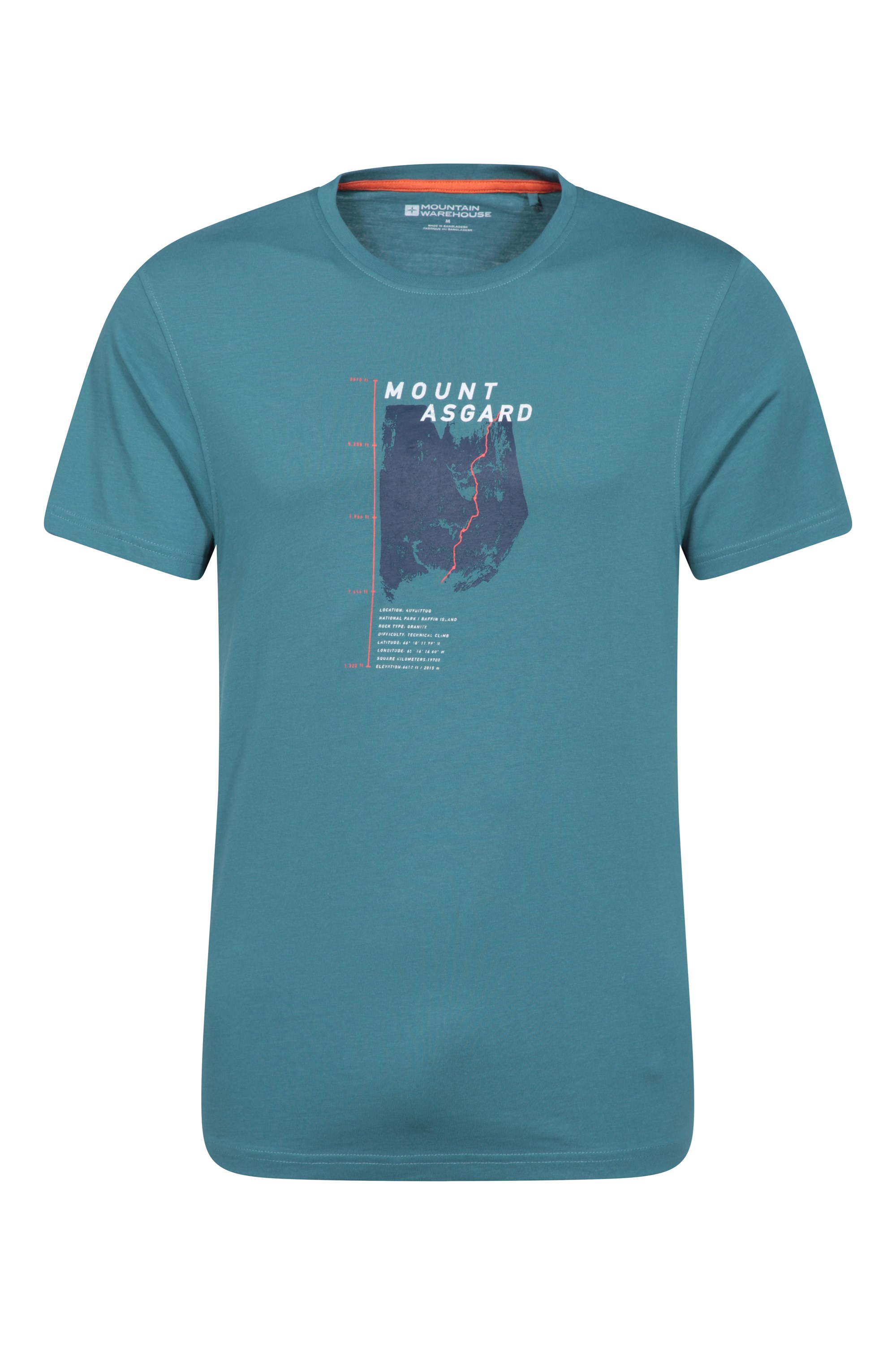 T-Shirt Mount Asgard Homme - Sarcelle