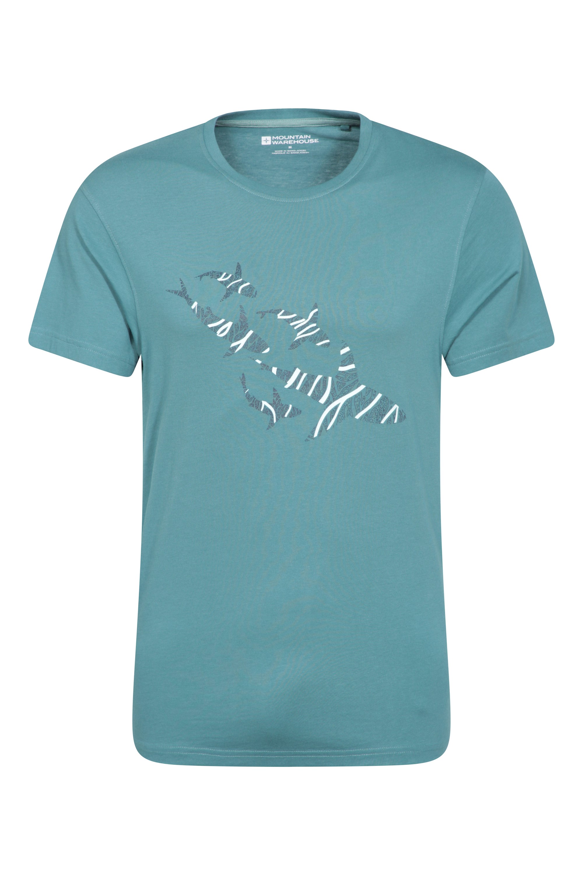 T-Shirt Shark Homme - Sarcelle