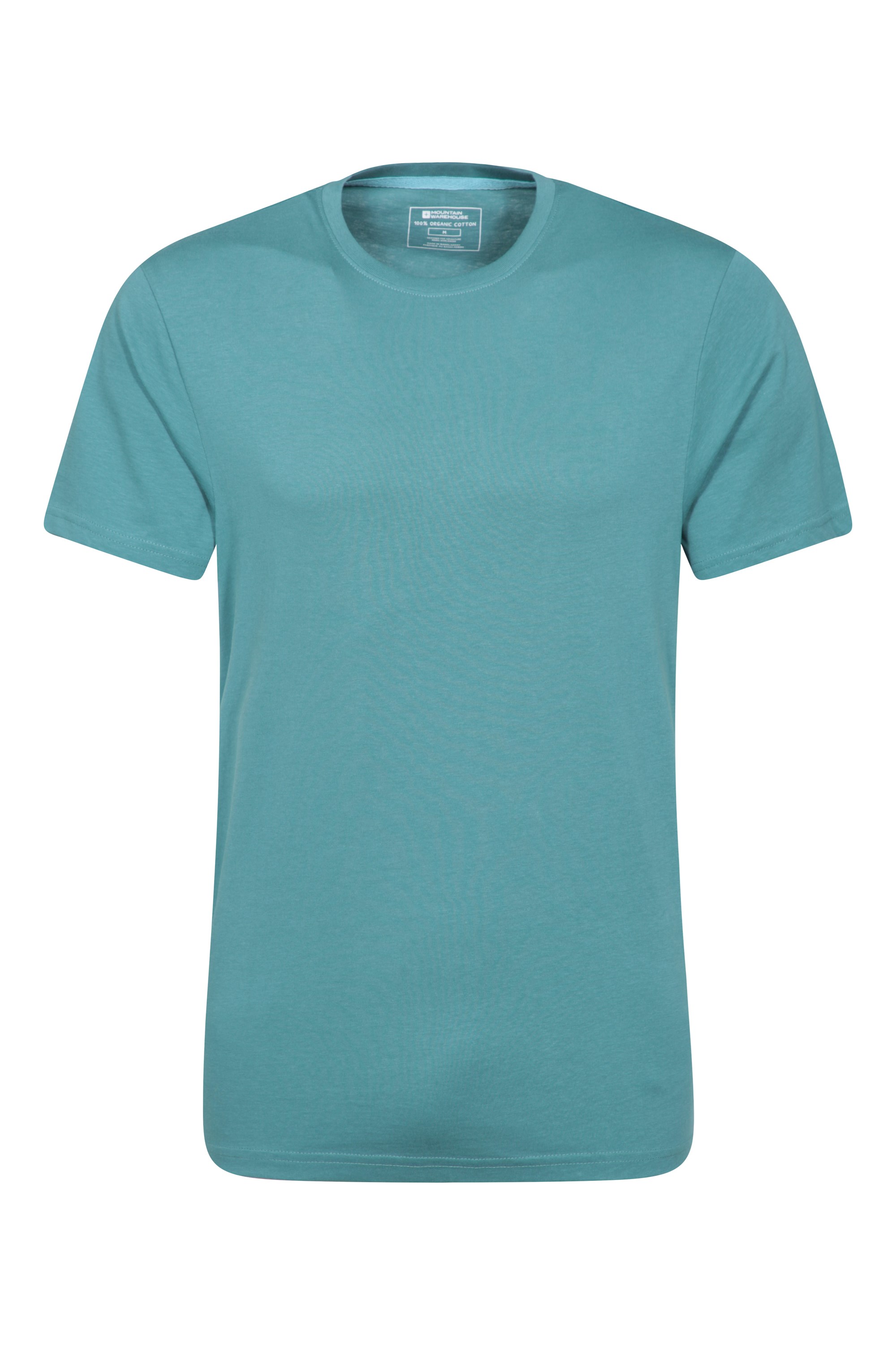 Eden Mens Organic Plain T-Shirt - Turquoise