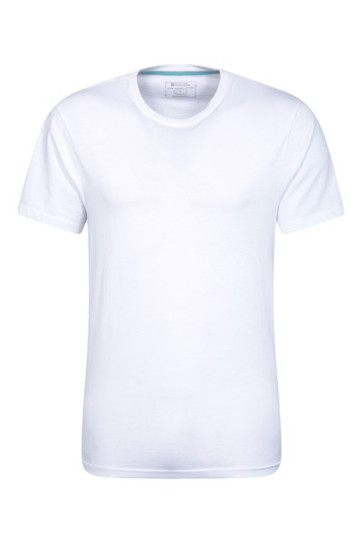 Eden Mens Organic Plain T-Shirt - White