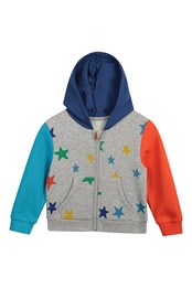 Baby Full Zip Hoodie Grey