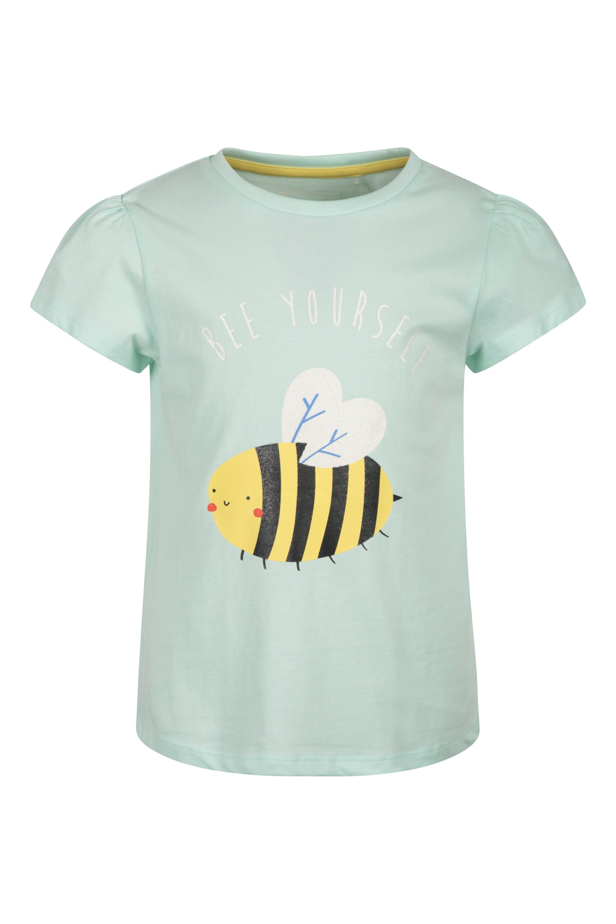 Bee Happy Kids Organic T-Shirt - Green