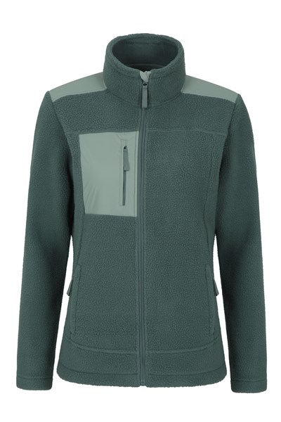 Polar Womens Full-Zip Fleece Jacket - Green