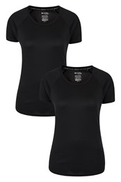 Endurance UV  - topy damskie multipack Czarny