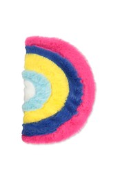 Rainbow  Faux Fur Notebook Mixed