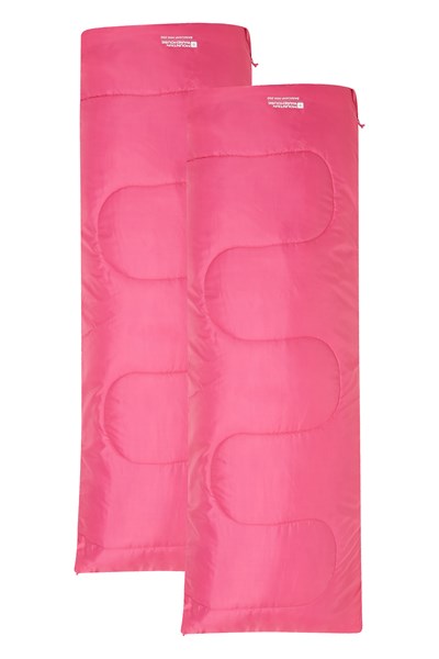 Basecamp 200 Mini Sleeping Bag 2-Pack - Pink