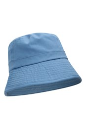 Raindrops Womens Water-resistant Hat Blue