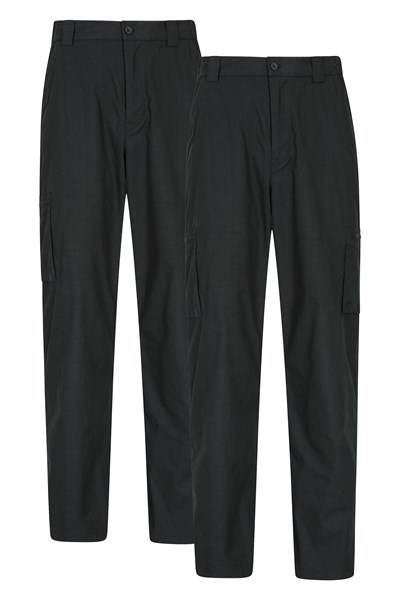 Trek II Mens Cargo Trousers - Short Length - Charcoal