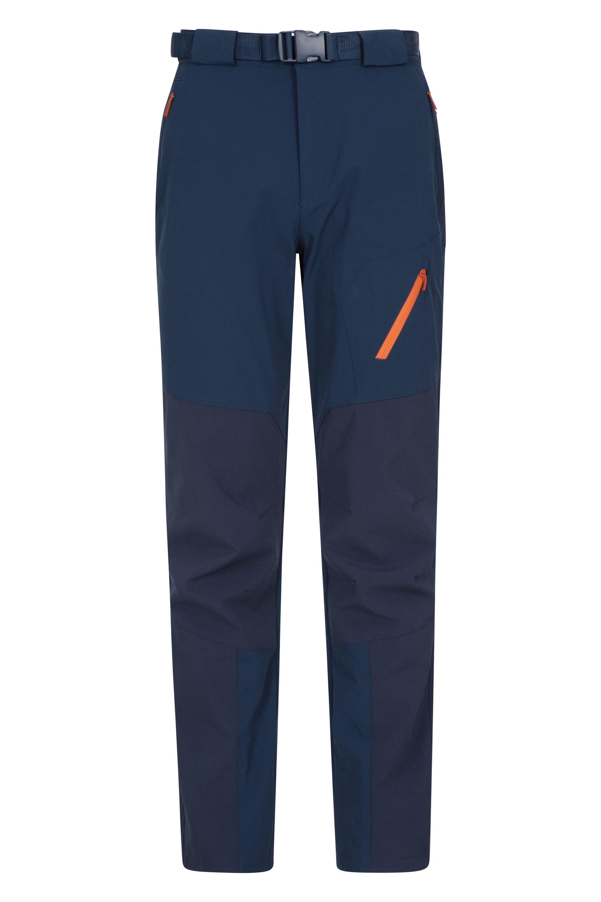 Forest Mens Water-Resistant Trekking Trousers - Navy