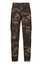 Lakeside Camo Mens Cargo Trousers - Short Length Camouflage