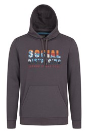 Social Distance Graphic Mens Hoodie