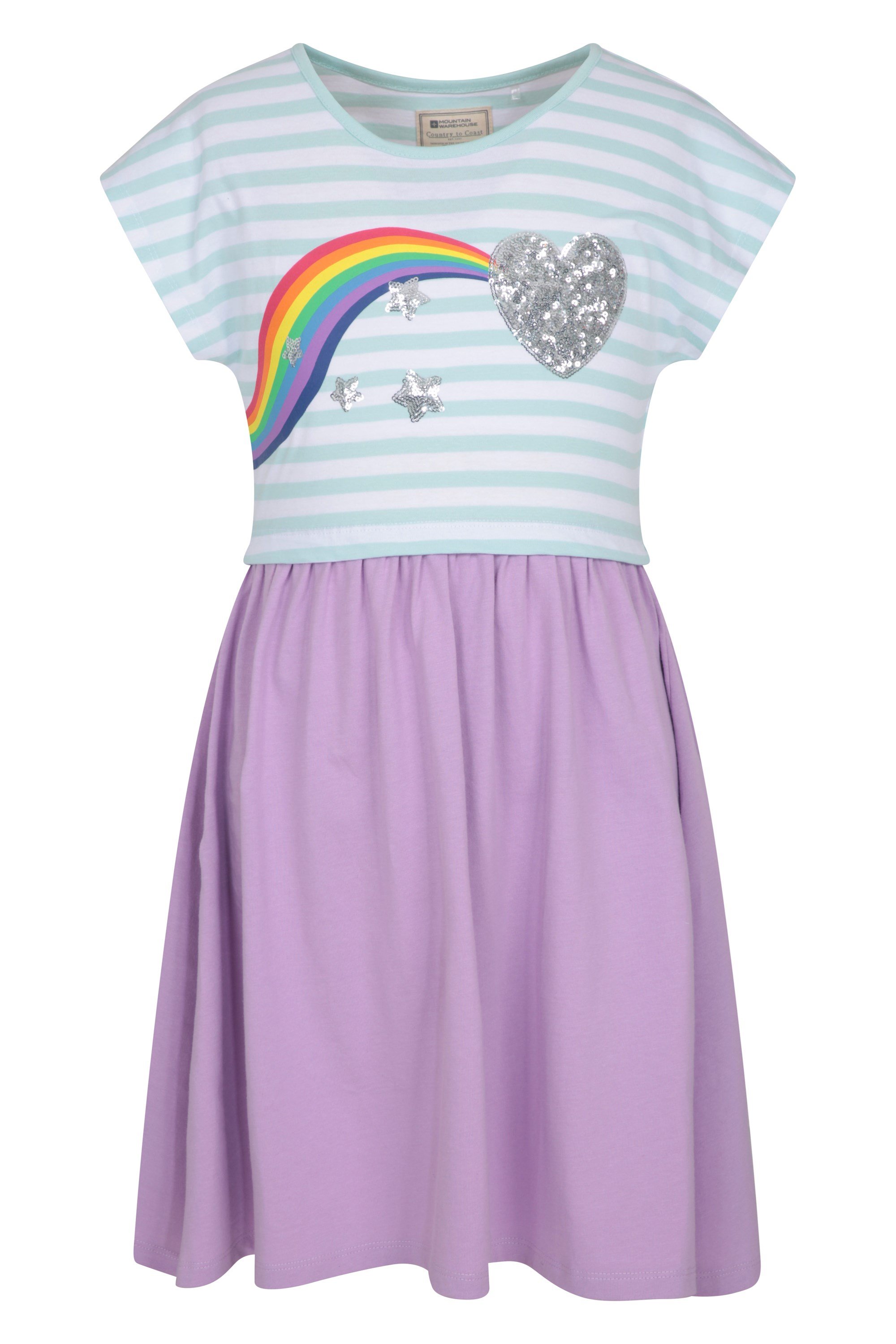 Mountain Warehouse Pippy Girls Dress 100% Cotton Kids Dress