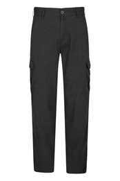 Lakeside Cargo Mens Trousers - Short Length Black