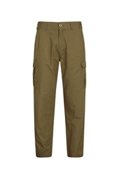 Lakeside Cargo Mens Trousers - Short Length Khaki