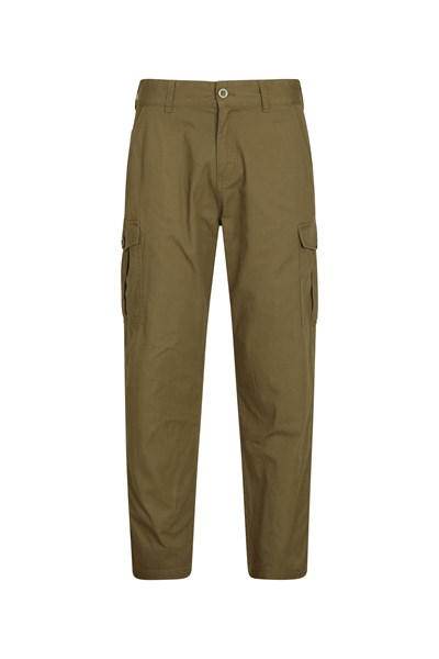 Lakeside Cargo Mens Trousers - Short Length - Green