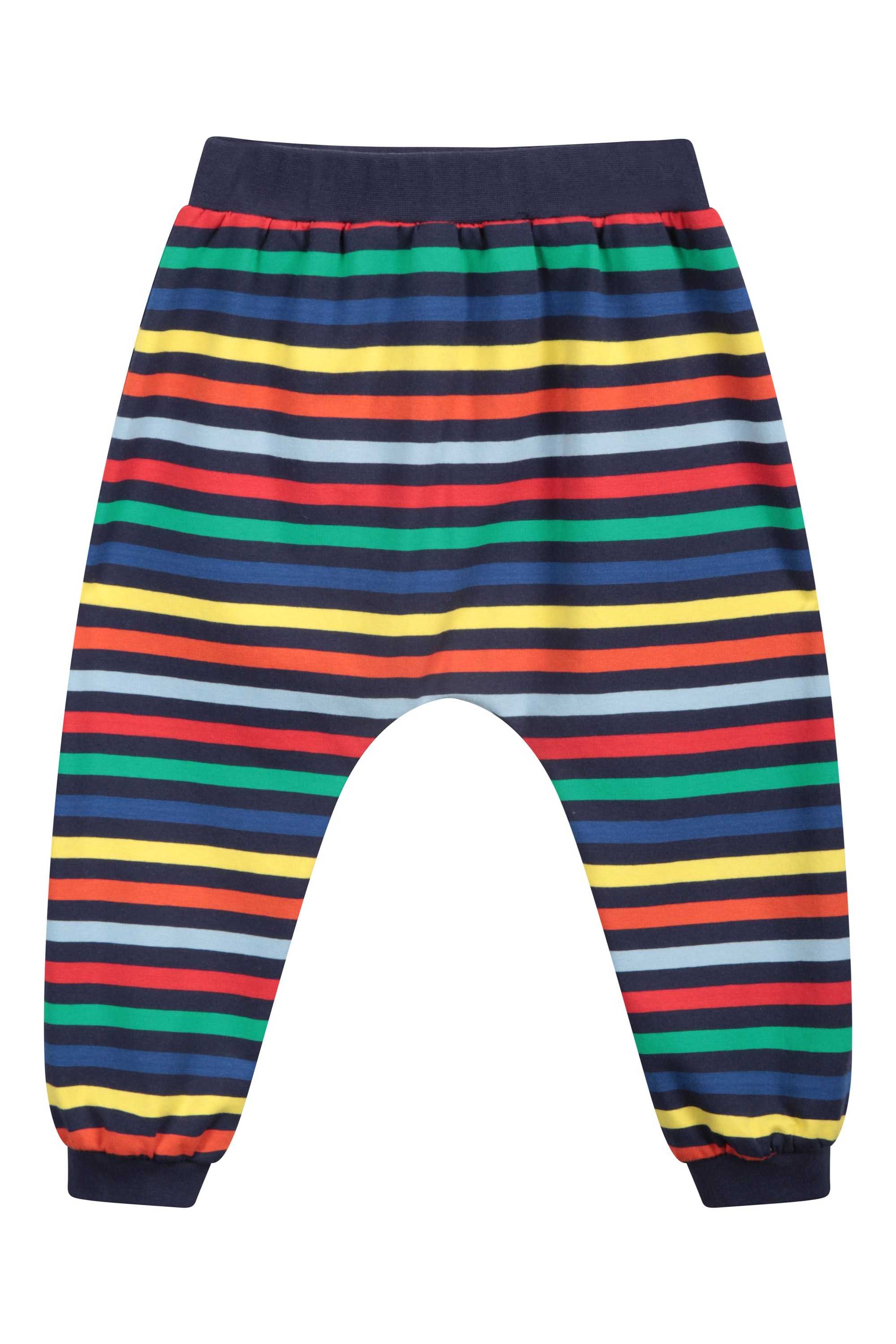 Baby Cuffed Tracksuit Bottoms - Navy/ Red/ Green/ Yellow