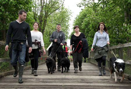 Dog walking day Hever Castle