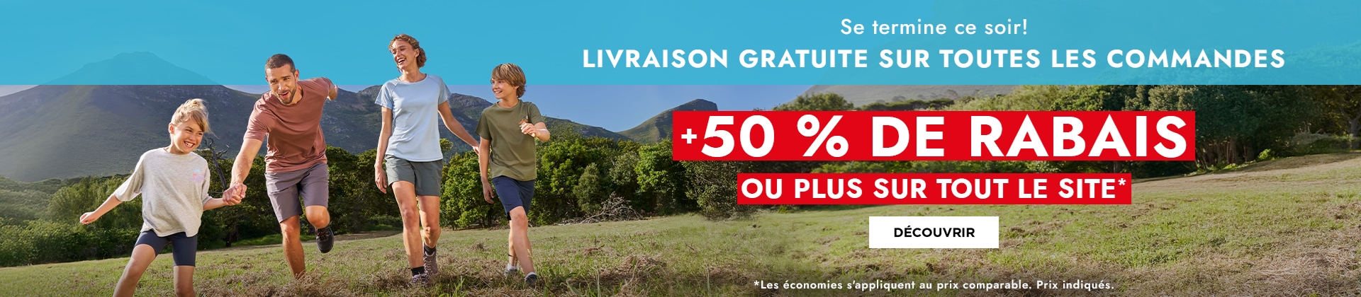 H1: Livraison gratuite sur toutes les commandes