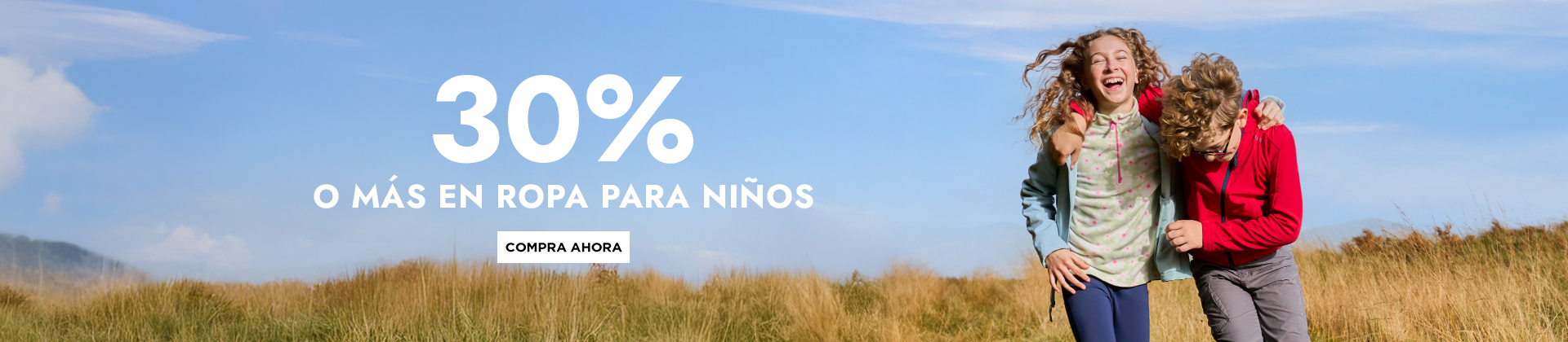 H1: -30% O MÁS En Ropa para Niños
