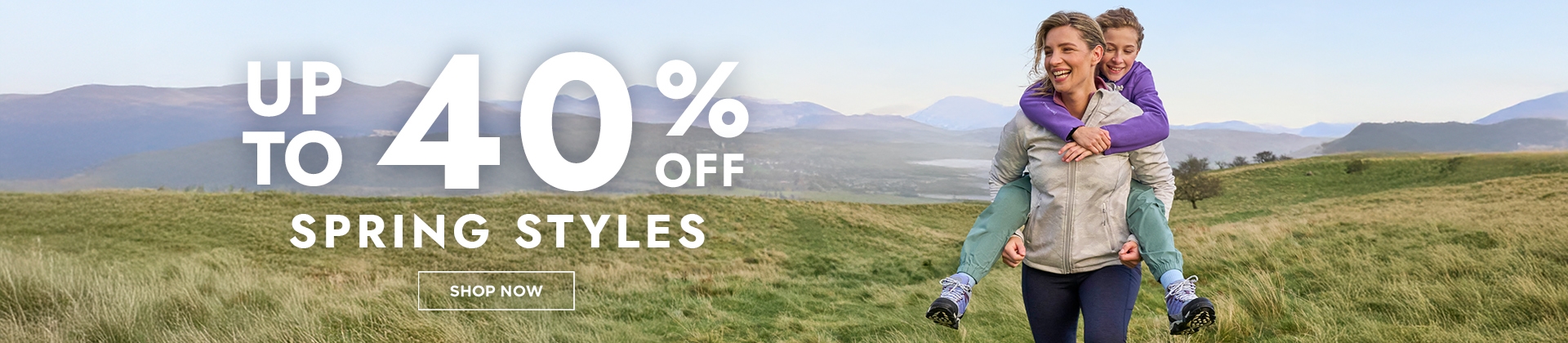 H1: Get Ready For Spring - Up to 40% Off