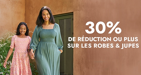 P3: 30% DE RÉDUCTION OU PLUS Sur les Robes & Jupes
